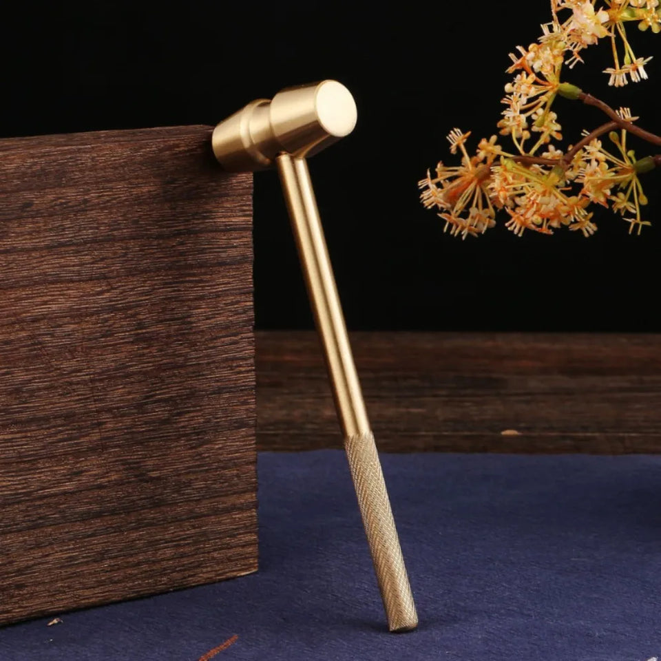 1PC Copper Hammer Small Decoration Hammer Computer Office Desktop Home Furnishings Decoration