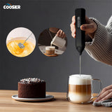 Electric Milk Frother Handheld Egg Beater USB Rechargeable Mini Cordless Coffee Whisk Milk Foam Maker Automatic Eggs Blender