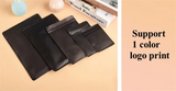 100PCS Matte Black Aluminum Foil Ziplock Packaging Bag Resealable Snack Coffee Sugar Beaf Biscuit Candy Tea Gift Storage Pouches