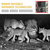 Hunting Trail Camera Waterproof Infrared Night Vision Security Cam Motion Activated Wildlife Camera for Scouting Hunting