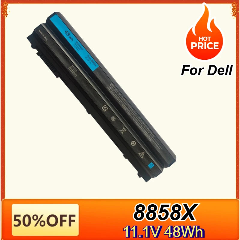 8858X Laptop Battery for Dell Inspiron 14R 5420 15R 5520 17R 5720 7720 4420 Latitude E5420 E5530 E6420 E6430 Vostro 3460 3560
