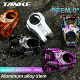 TANKE MTB Mountain Bike Stem Aluminum Alloy Ultralight High strength Short 31.8×28.6MM Bicycle CNC Stem DH/AM/XC Accessory upgra
