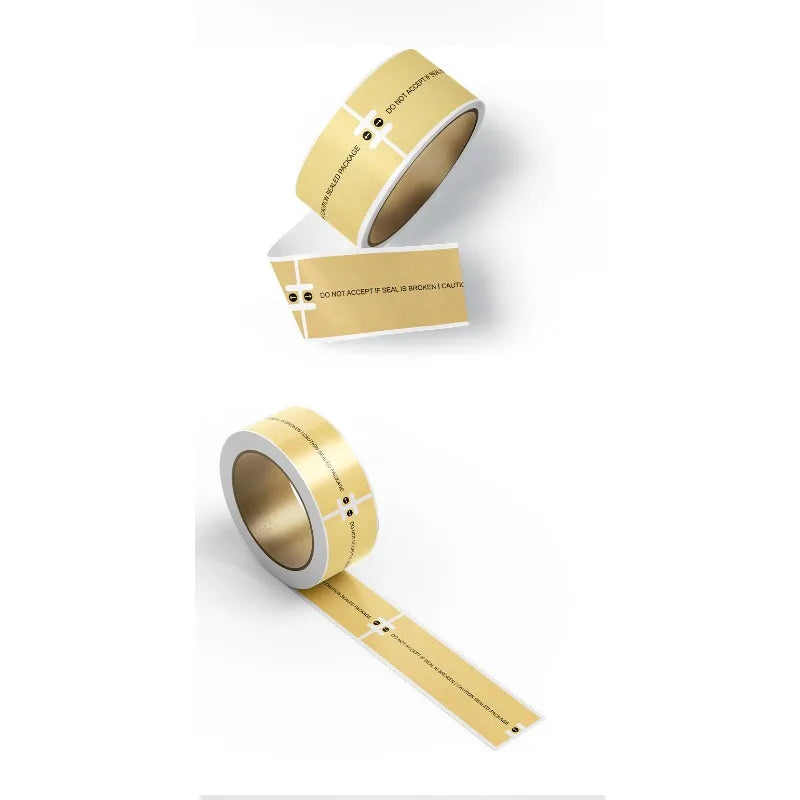 100pcs Self-Adhesive Sealing Stickers, Rectangular Matte Finish,Single-Use Paper Seal Labels for Secure Packaging and Mailing