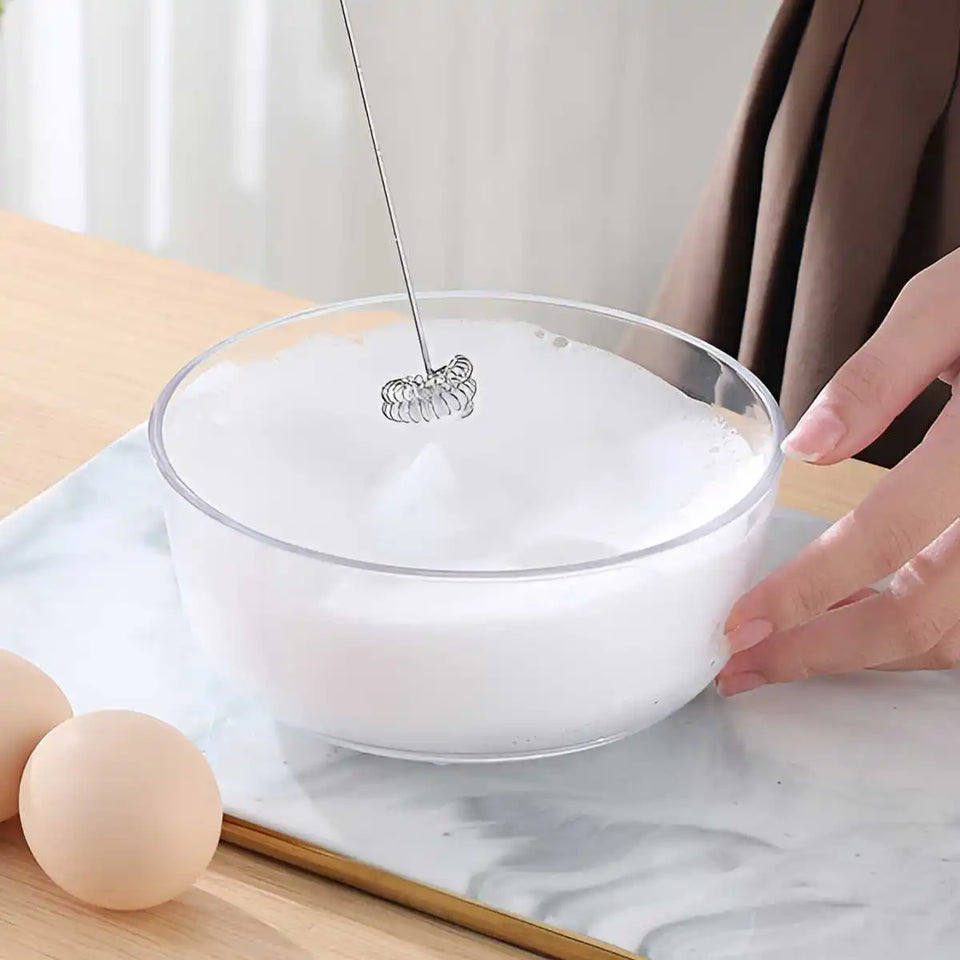 Coffee Electric Milk Frother Electric Whisk Cordless Electric Beverage Mixer Suitable for Coffee Matcha Kitchen Accessories