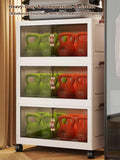 Multilayer Storage Closet Organizer for Multi-scene Use Home Organization Solution for Closets Pantry Or Garage