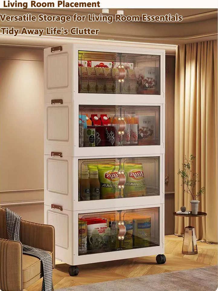 Multilayer Storage Closet Organizer for Multi-scene Use Home Organization Solution for Closets Pantry Or Garage