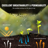 VEVOR 3FTx50FT Premium Heavy Duty Weed Barrier Landscape Fabric 3.2OZ Woven Geotextile Fabric Under Gravel High Permeability
