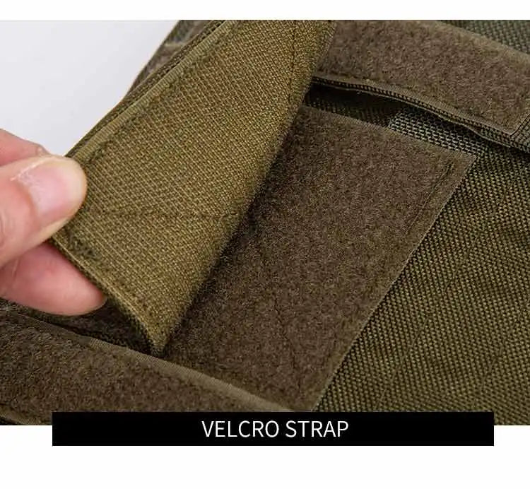 1050D Sports Hunting Dump Pouch Nylon Front Pouch of Plate Carrier Chest Rig with Molle Carrying Kit Pouch