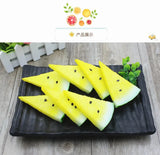 Simulated watermelon skin, fake watermelon slices, fake fruit slices, food, food model, restaurant, restaurant decoration, shoot