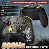 Z03DP Black Myth Wukong Gamepad 800Hz Wireless Dual Vibration Gaming Controller 6-Axis for Switch/IOS/Android/PC Hall Joystick