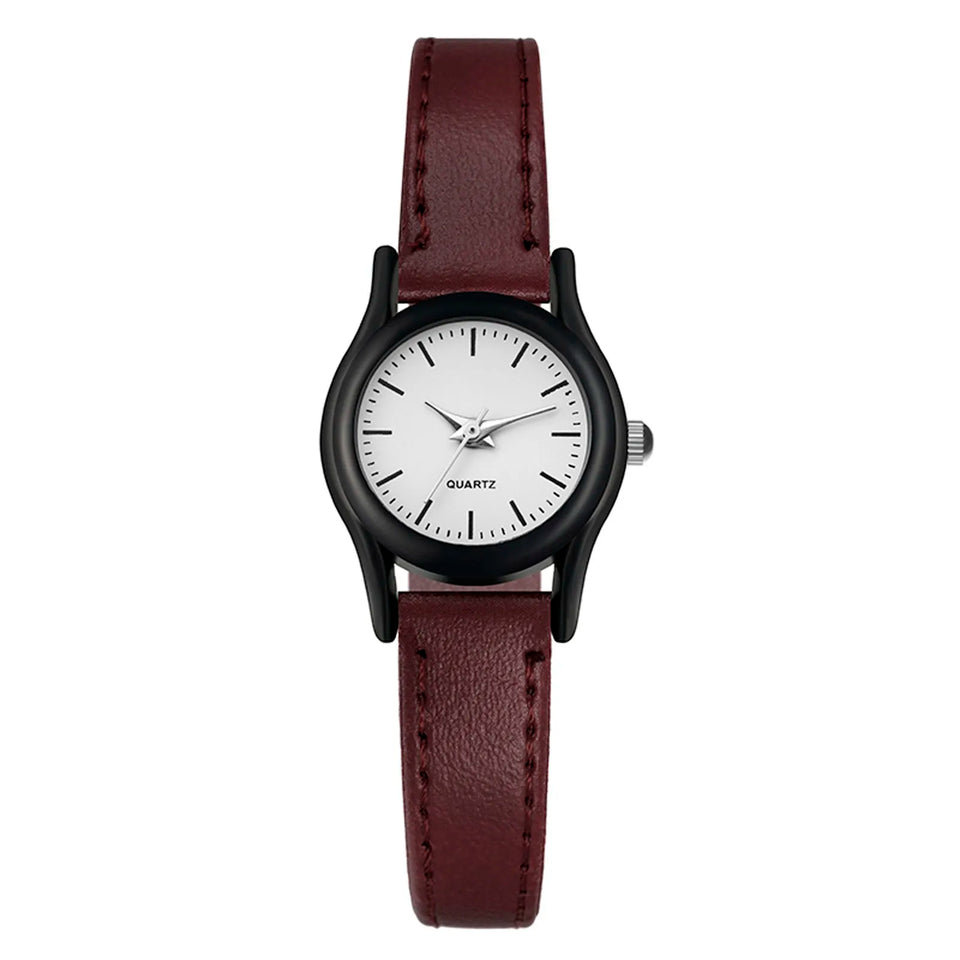 Classic Lovers Watches Men Women Casual Leather Strap Quartz Men's and Women's Pair Quartz Watch Gift High Quality