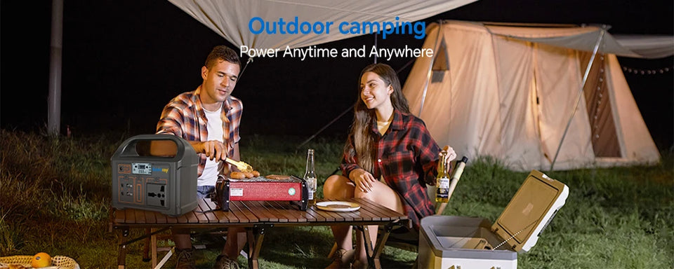 Gaiaray Portable Power Station 100W 24000mAh LiFePO4 Charging Energy Station Solar Generator AC 220V Power Bank for Camping