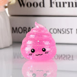 2026 Novelty Squishy Poo Stress Ball Squishies Toys Glitter Funny Stretch Squeeze Fidget Toys for Adults Fool's Day Prank Gift