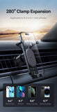 Baseus Car Phone Holder for iPhone Xiaomi Samsung Car Phone Stand Car Mount with Hook Clip Auto Locking Easy Install