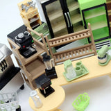 Funny DIY Gift 1:12 Miniature Dollhouse Coffee Maker Plastic Funny Coffee Machine Model Kitchen Electrical Appliances Girls
