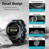 NORTH EDG APACHE-D Men's Digital Free Dive Watch Outdoor Sport Watches Altitude Barometer Compass World Time Waterproof 100M