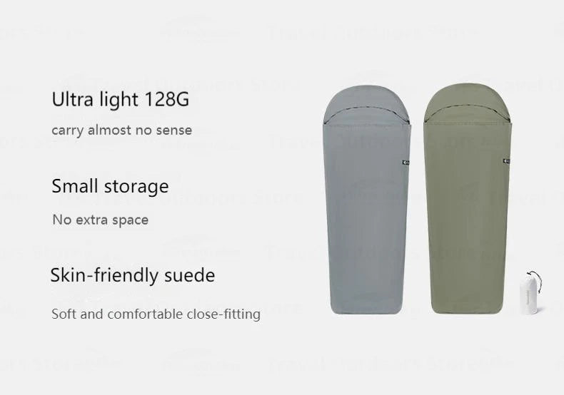 Naturehike Sleeping Bag Liner 128g Ultralight Single Stretch Envelope Soft Style For Tourism Camping Sleeping Bags Accessories