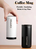 400ML Stainless Steel Coffee Thermos Leakproof Car Vacuum Flasks Thermal Coffee Mug Portable Travel Portable Insulated Bottle