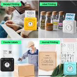 9 Colors Peripage A6 304DPI Mini Photo Printer Notes Sticker Label Printing Machine Bluetooth Portable Wireless Printer Marker