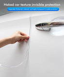 5M Car Door Edge Sealing Strip Transparent PVC Scratch Protector Strip Anti-collision Stickers Door Anti-scratch Car Accessories