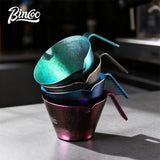 Bincoo Premium Titanium Coffee Cup 90ml for Espresso Extraction and Milk Measurement Durable Pure Titanium Construction Perfect