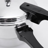 Aluminum Pressure Cooker with Steaming Plate Pressure Cooker Household Stovetop Pressure Canner for Gas and Induction Stoves