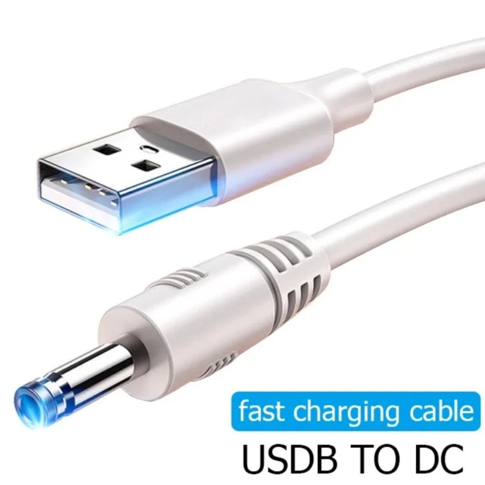 USB to DC 3.5mm Power Cable Jack Connector 5V Charger Power Cable 3.5*1.35mm Universal For HUB Mini Fan Router Speaker MP3/MP4
