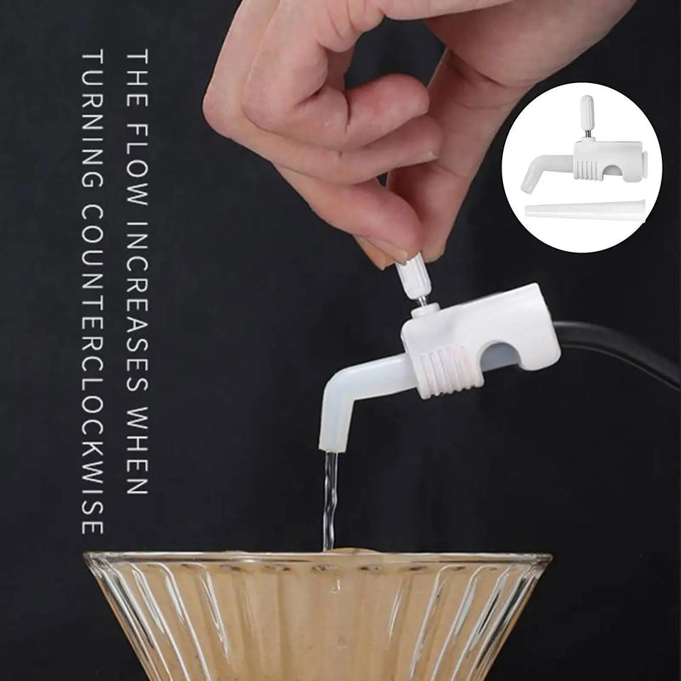 Coffeeware Coffee Makers Pour Over Coffee Kettle Gooseneck Drip Kettle Flow Control Valve Accessaries for Coffee Kitchen