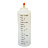 Commercial Plastic Sauce Squeeze Bottles with Lids, Salad Dressing Jam Dispenser Large Kitchen Gadgets