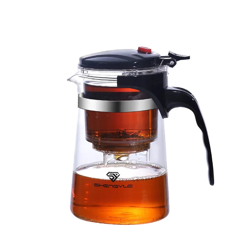 Tea cups, tea separation filters, tea brewers, household glass tea sets, cup sets, elegant cups, teapots