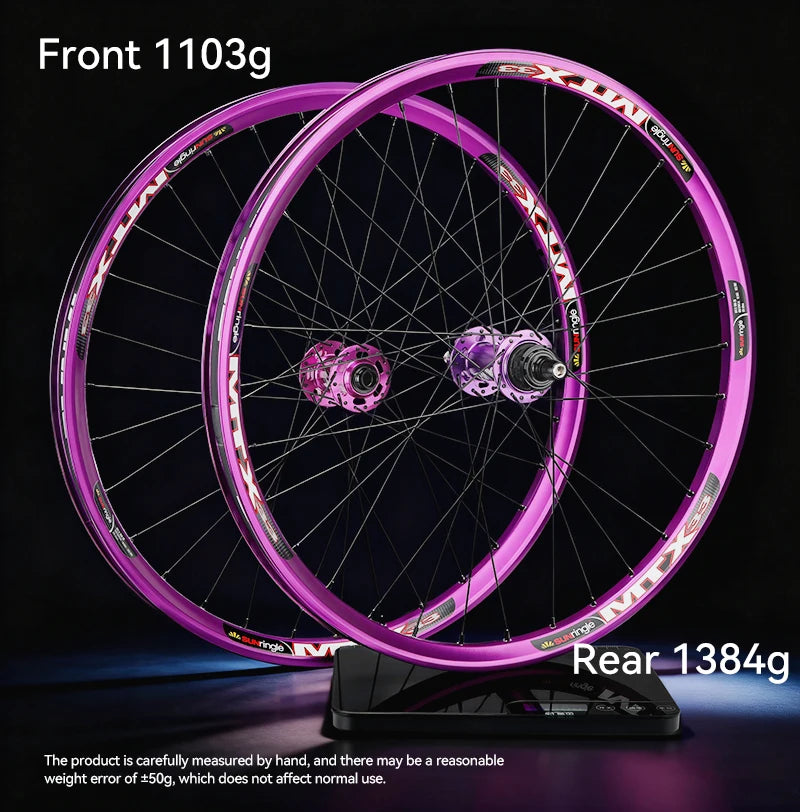 TANKE MTB Wheelset 26 inch Disc Brake MTB single-speed DJ AM Enduro DH Wheelset Hub MTX33/39 aluminum alloy Mountain wheel set