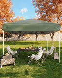 10x10 FT Pop Up Canopy Tent with 3 Adjustable Heights – Outdoor Sun Shade Shelter, 4 Sandbags & Carry Bag, for Parties & Events