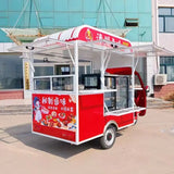 Multifunctional Food Truck Trailer Three-wheeled Electric Vehicle High Quality Mobile Dining Car Customizable Food Truck Machine