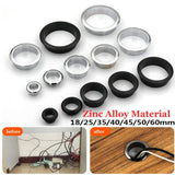 Computer Desk Cable Grommets Wire Hole Cover Cabinet Vent Decorative Ring Cable Outlet Port Furniture Hardware Desk Organizer