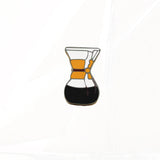 for Barista Vintage Rose Tea Latte Americano Pines Coffee Machine Mini Coffee Bean Badge Jewelry Coffee Collection Enamel Pins