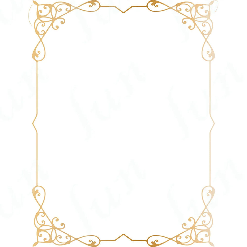 Classic Rectangle Frame Hot Foil Plates New Arrivals Letterpress Dies DIY Craft Paper Card Scrapbooking Decoration
