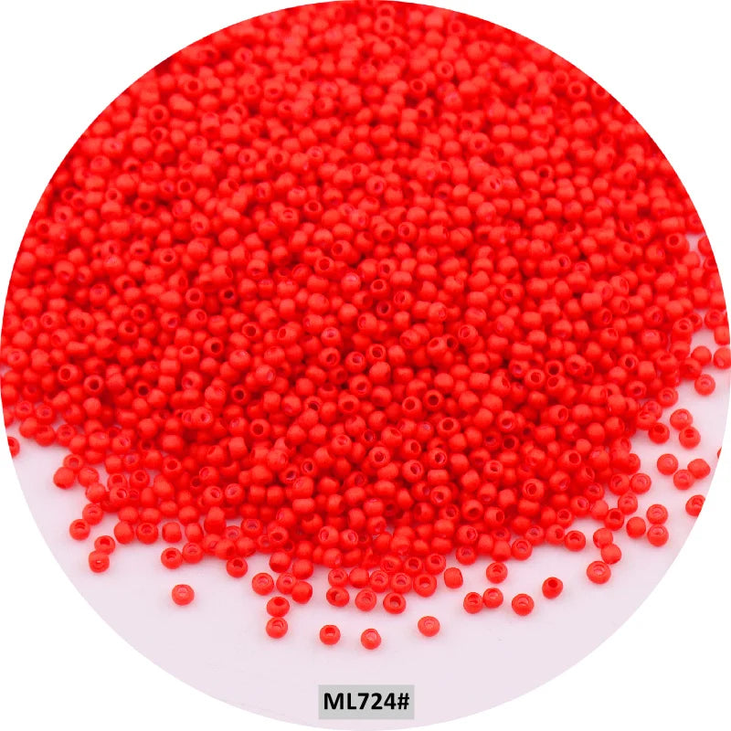 Golden 15/0 Japanese Seedbeads 1.5mm Uniform Metallic Bronze Round Spacer Glass Beads For DIY Jewelry Making Garments Accessory