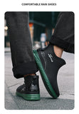 Couples Short Rain Shoes Fashion Light Waterproof Shoes Non-Slip Sports Korean Rain Boots