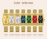 OLEVS Brand Casual Stainless Steel Female Wristwatcch Relogio Feminino Luxury Gold Red Quartz Ladies Watch Fashion Women Watches