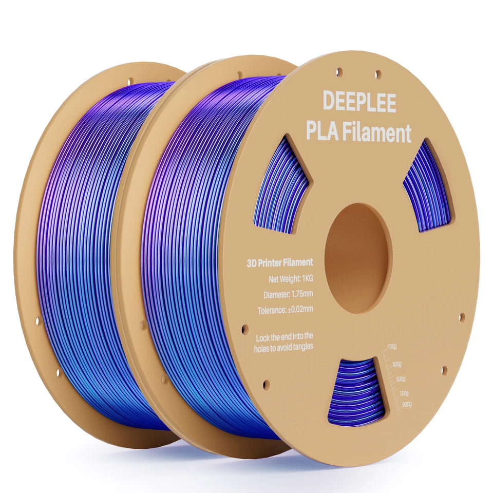 DEEPLEE 10KG Silk Filament PLA 1.75mm 3D Printer Filament for FDM 3D Printers Elegoo PLA for Elegoo Centauri Carbon