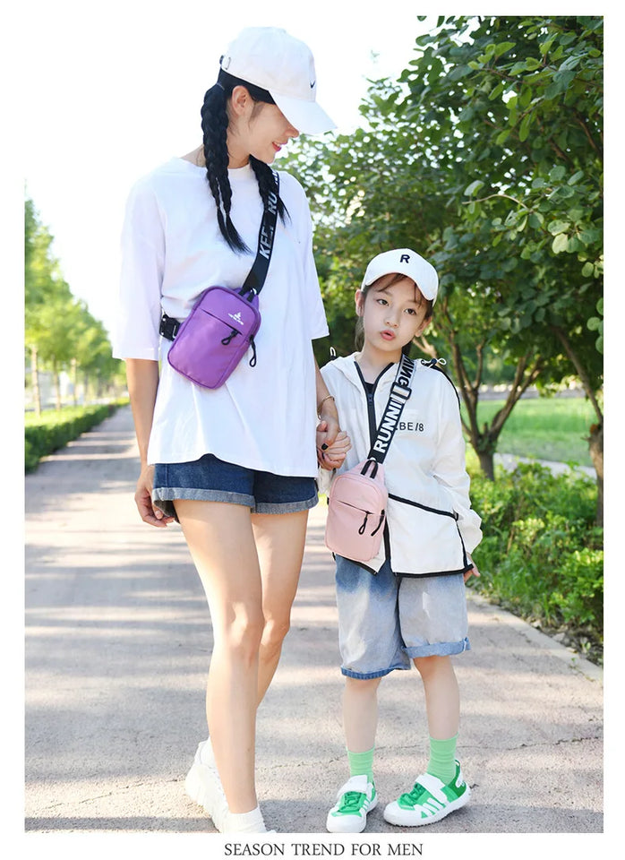 small chest bag women travel mobile phone bag outdoor Sports bag for men mini sling shoulder bag female messenger bag girl gift
