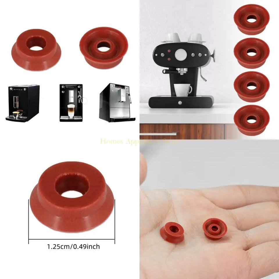 Pack Of 10 Silicone Seals for Coffee Machine High Temperature Resistant Rings Replacement Gaskets for Espresso Machine