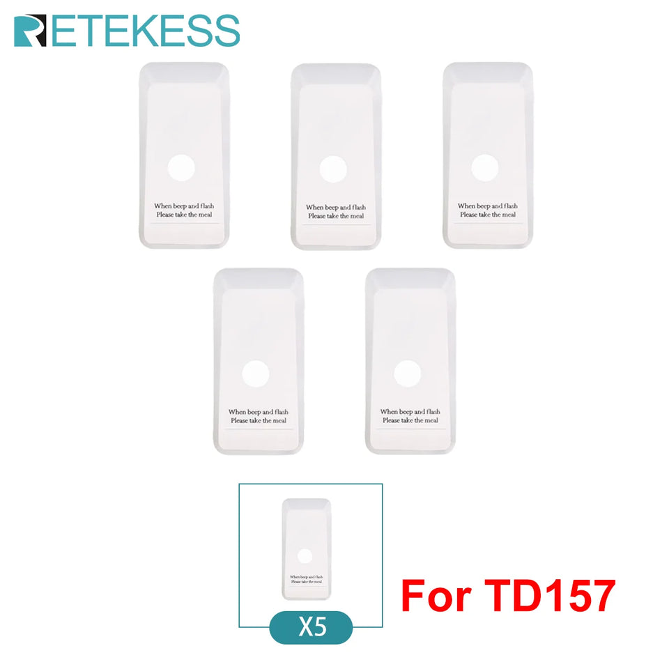 RETEKESS TD157 Restaurant Pager System Pagers 984ft Long Range Beepers for Food Truck Bars  Food Court No Vibration Mode