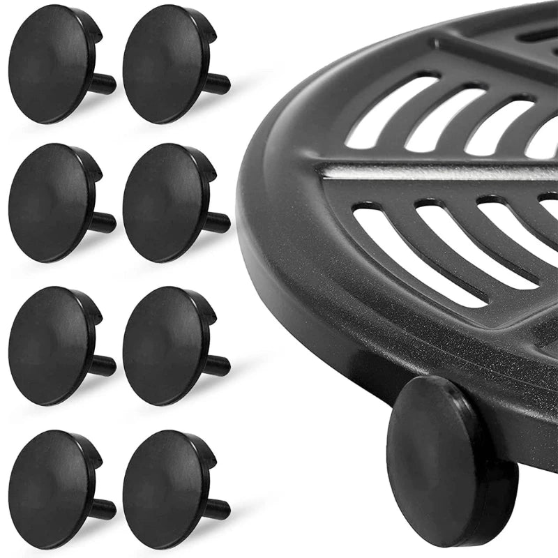 10Pcs Air Fryer Rubber Bumpers Silicone Air Fryer Basket Protective Feet Tray Rubber Feet Air Fryer Replacement Drop Shipping