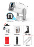 ThundeaL HD Mini Projector TD80 Pro Full HD 1080P 4K Video WIFI Android Portable Projector TD80Pro Home Theater Cinema PK TD80W