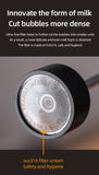 2025 New Milk Foamer Bincoo Coffee Frother Rechargeable Handheld Coffee Milk Electric Handle Blender Egg Beater Espresso Tool