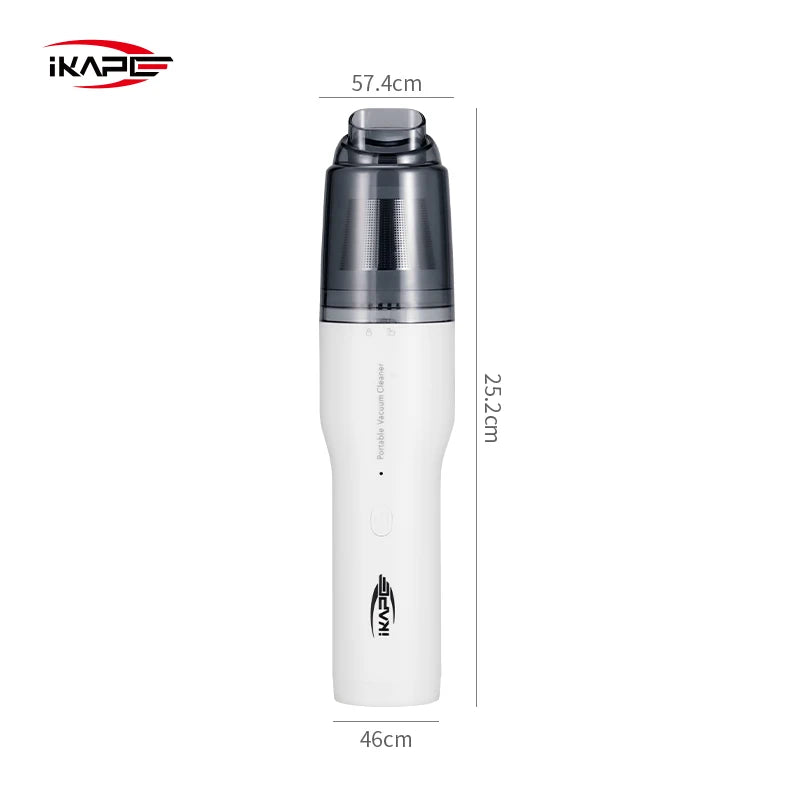 IKAPE Coffee Grounds Vacuum For Bar/Car/Desktop Portable Wireless Handheld Barista Cleaner With 13Kpa Powerful Suction&Blower