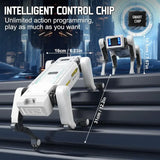 Remote Control Smart Robot Dog, 4-Legged Bionic Quadruped Robot, Programmable RC Toy for Kids, Interactive Electronic Pet, Great