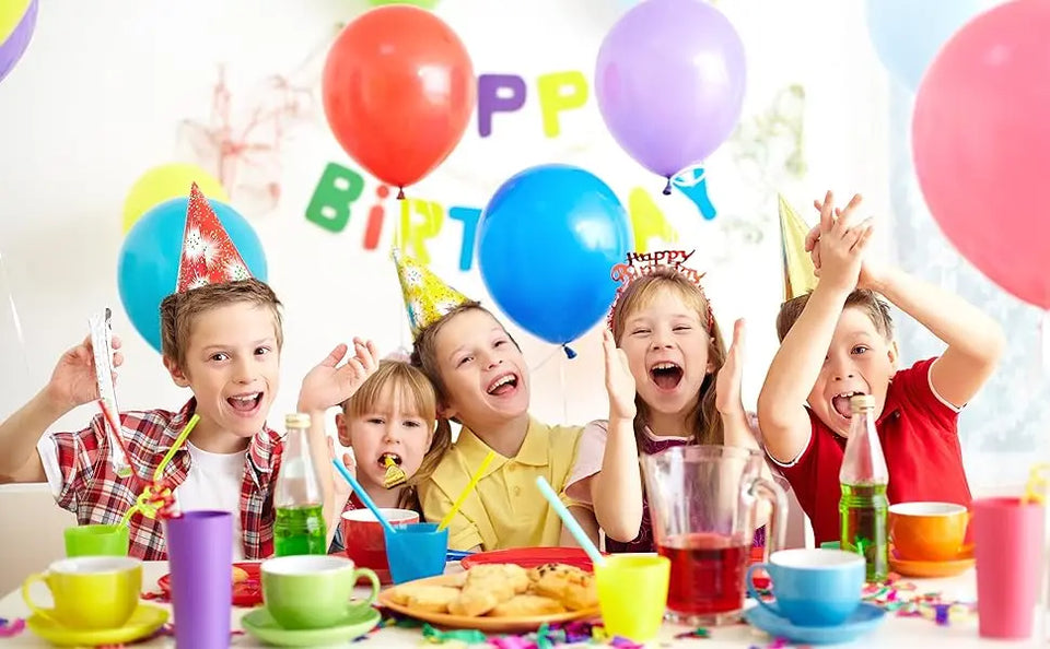 Balloonee Standard Disposable Helium Tank 7.5 Cu Ft - 30 Assorted Latex Balloons Pump Kit for Home Birthday Party Celebrations