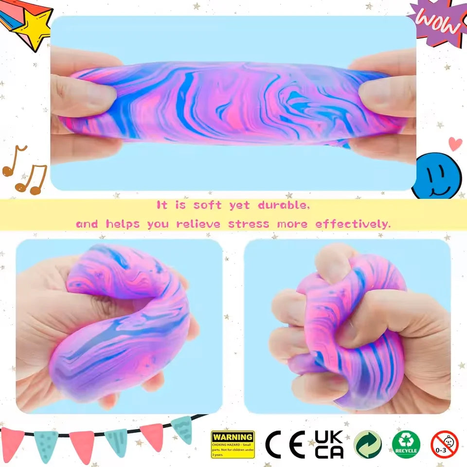2027！*Squishy Schylling Needoh Nice Cube Sensory Toy Anti-Stress Stress Relief Jigsaw Pressure Relief Souvenir for Kids 말랑이
